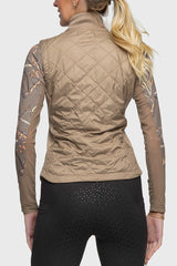 Full Zip Desert Quilted Vest - [Kastel]