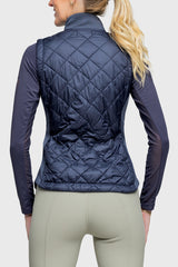 Full Zip Navy Quilted Vest