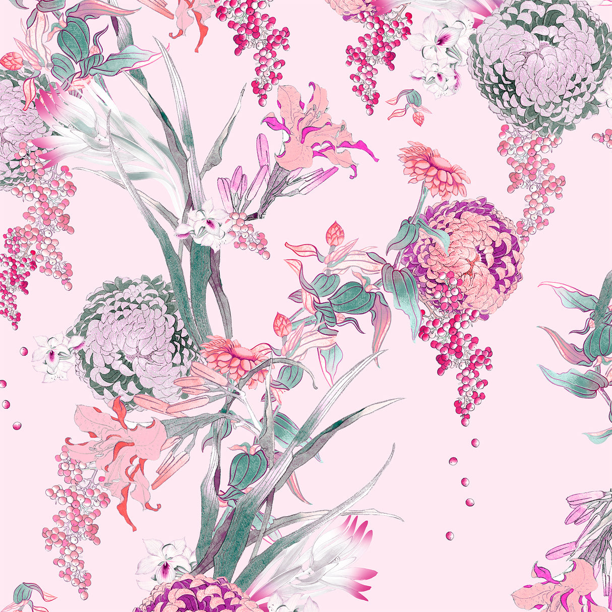 Pink Tea Garden Skort - [Kastel]