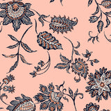 Jacobean Peach Floral Sleeveless Sun Shirt - [Kastel]