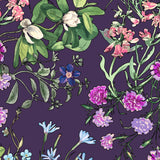 Violet Botanical Garden 1/4 Zip Long Sleeve Raglan Top Kastel Denmark US