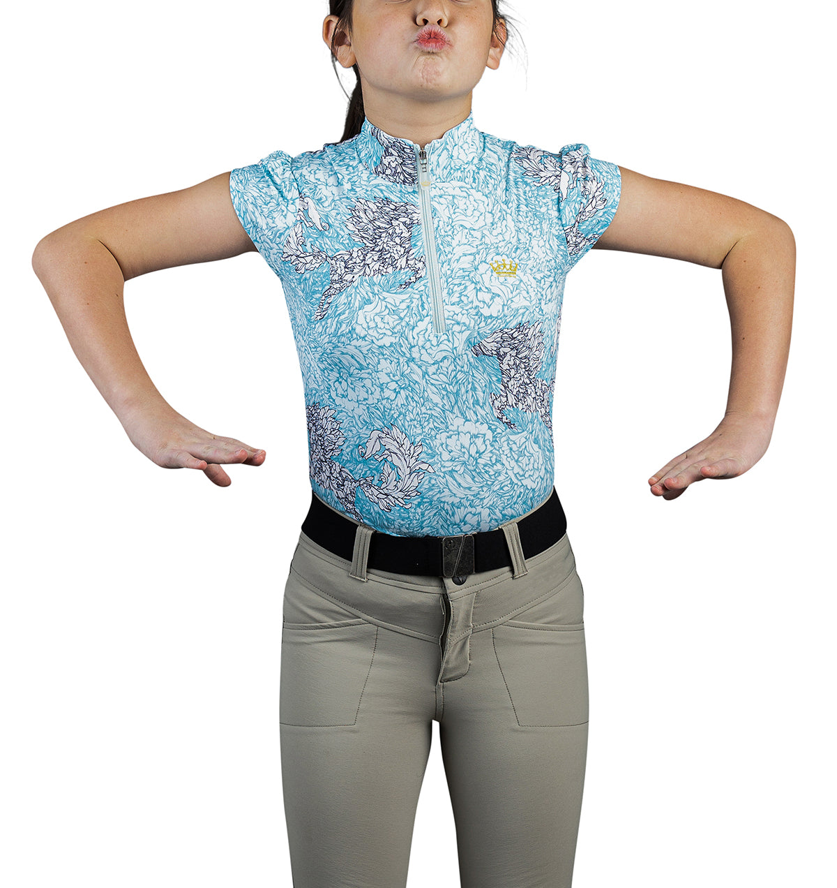 Kids Cap Sleeve Light Blue Beauty - [Kastel]