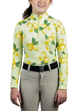 Kids Long Sleeve Lemon Lime - [Kastel]