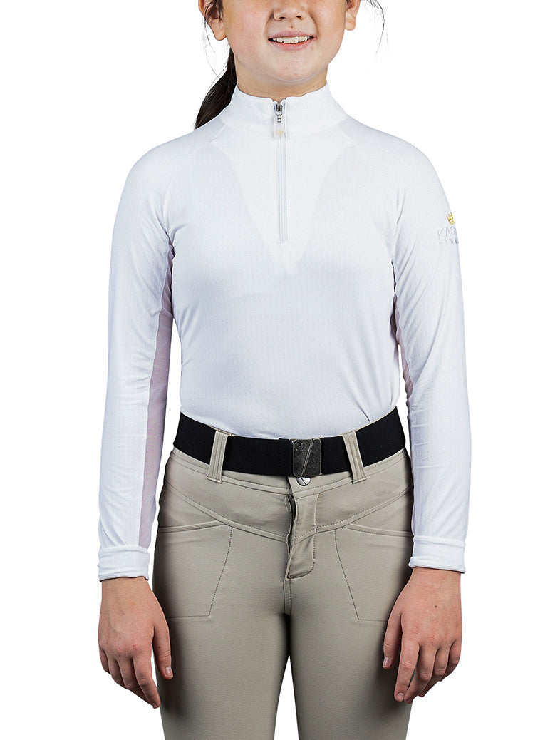 Kids Long Sleeve White - [Kastel]