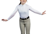 Kids Long Sleeve White - [Kastel]