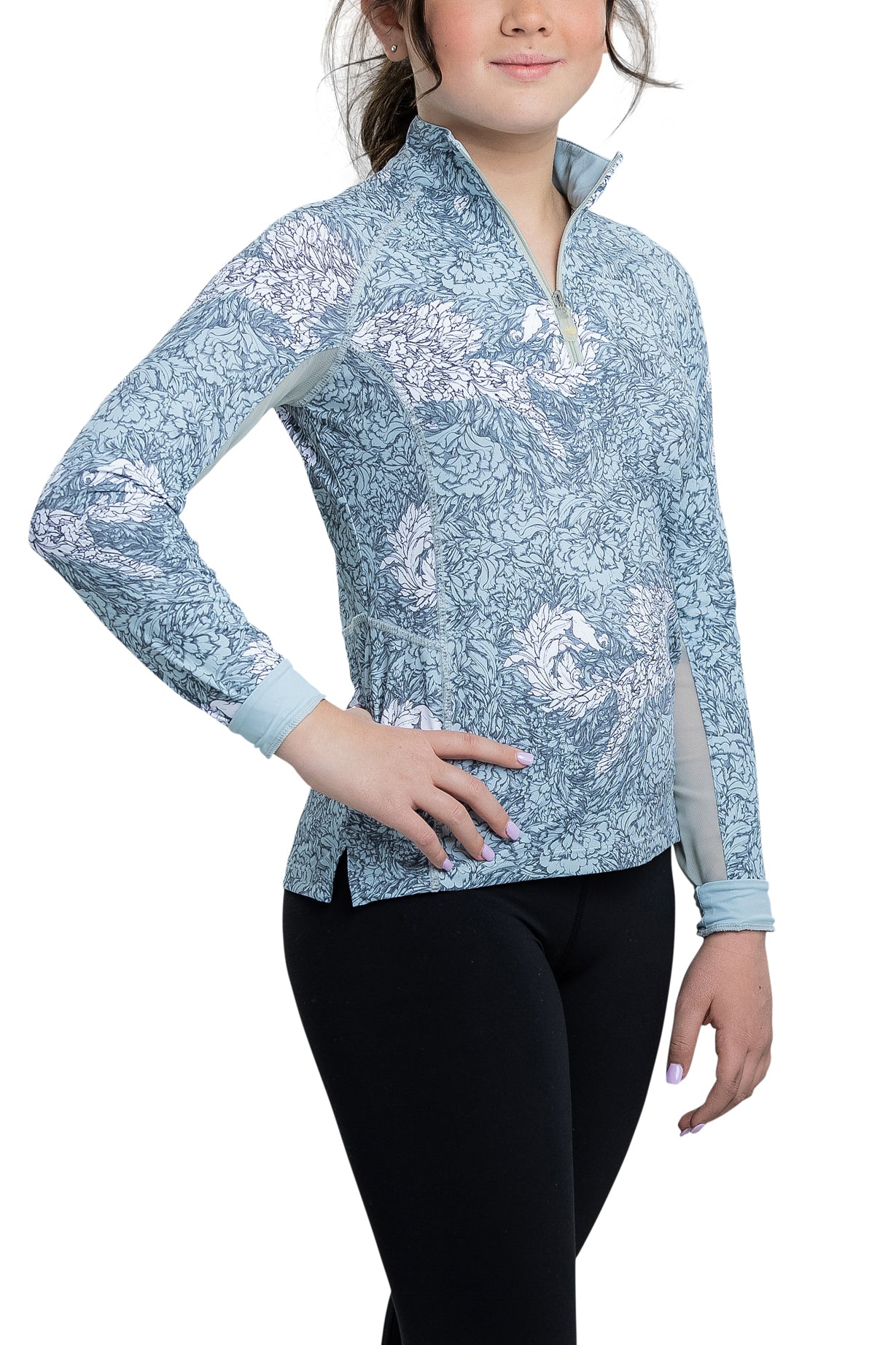 Kids Metal Beauty allover Long Sleeve - [Kastel]