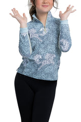 Kids Metal Beauty allover Long Sleeve - [Kastel]
