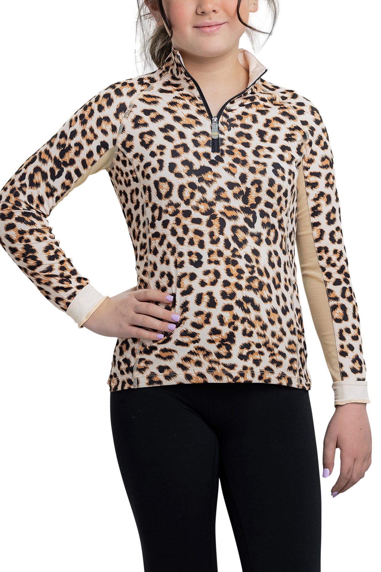 Kids Animal allover Long Sleeve - [Kastel]
