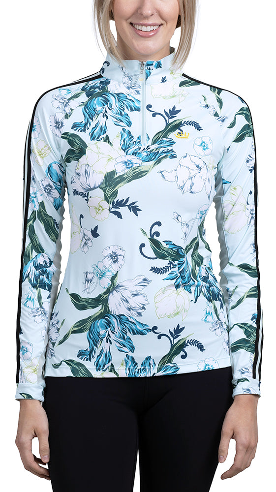 Long Sleeve Skylight Floral with Trim
