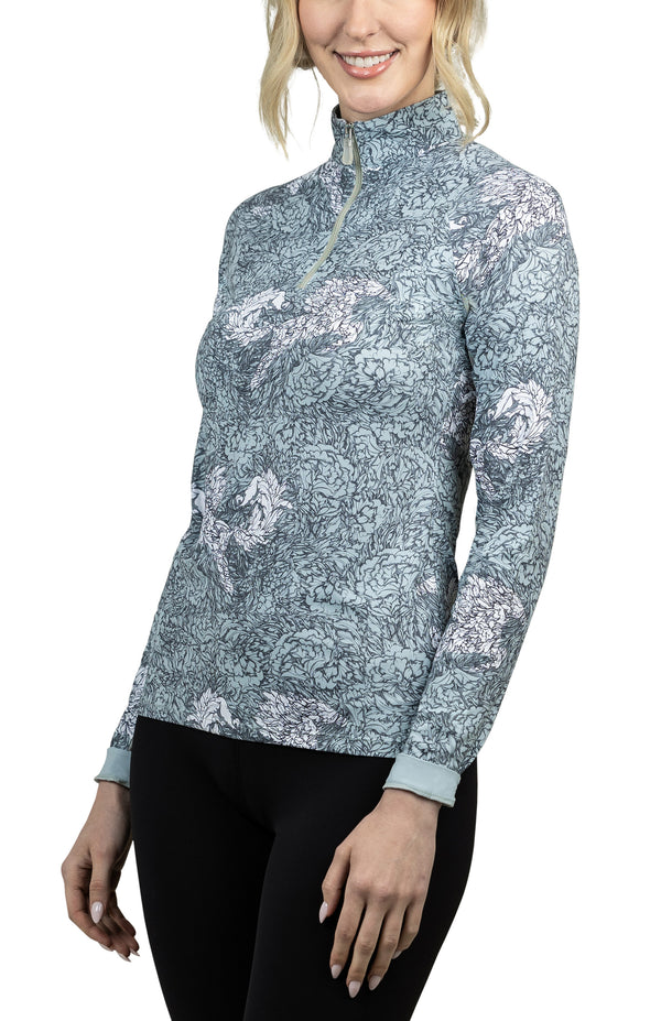 Slim Fit, Metal Beauty Long Sleeve allover Print - Final Sale - [Kastel]