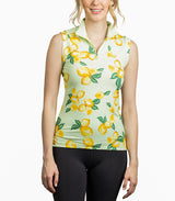 Slim Fit, Sleeveless Lemon Lime Tank - Final Sale - [Kastel]